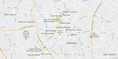 Karte Džakarta centri