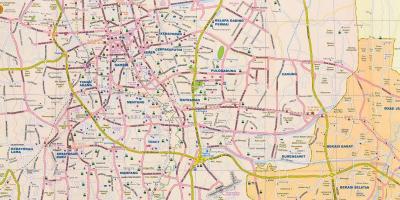 Karte Džakarta iela