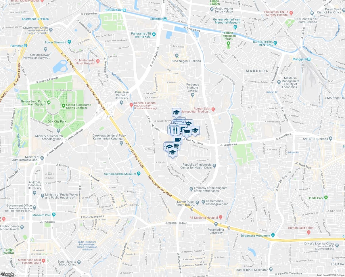 karte kuningan Džakarta