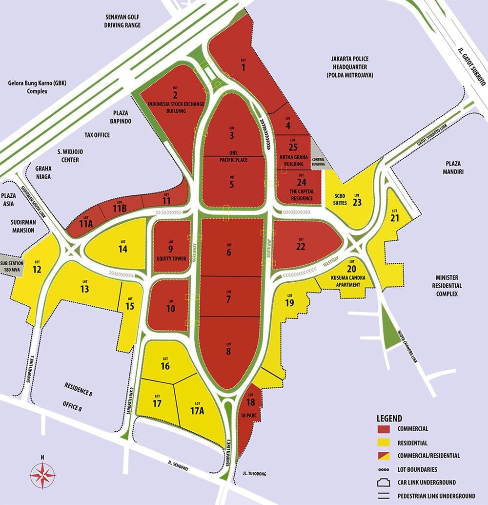 karte scbd Džakarta