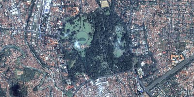Karte Džakarta satelītu