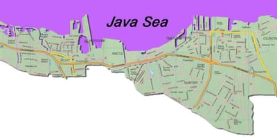 Džakarta utara karte