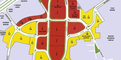 Karte scbd Džakarta